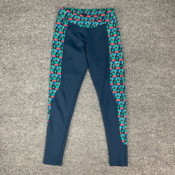 Adidas Run 1/1 Tight Legging Womens S Small Geometric Paneled Stretch Pants - Picture 3 of 15